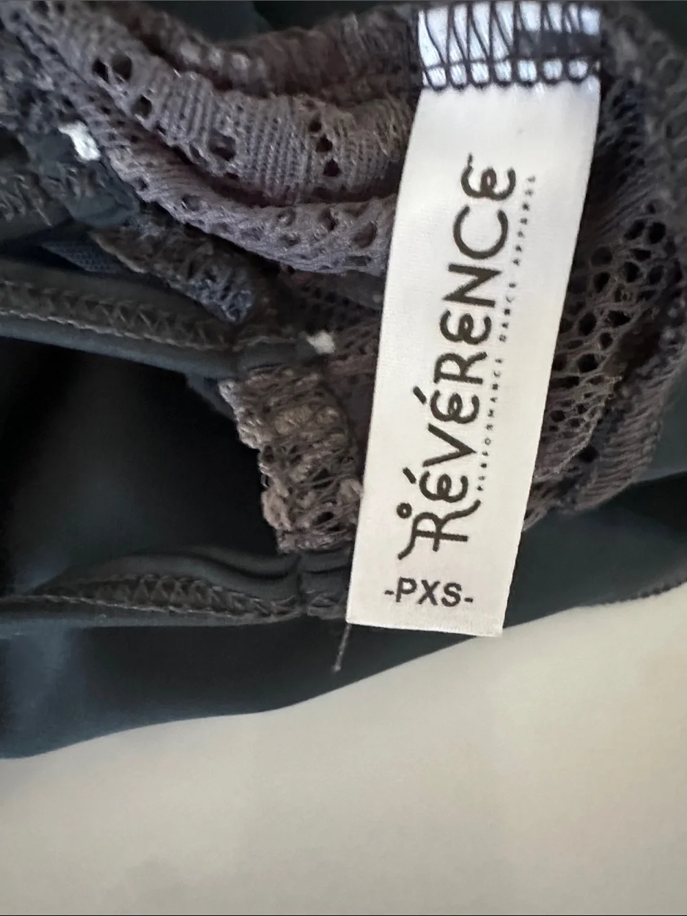 Reverence Elegant Black Lace Bodice Asymmetric dance, jazz , Halloween costume.